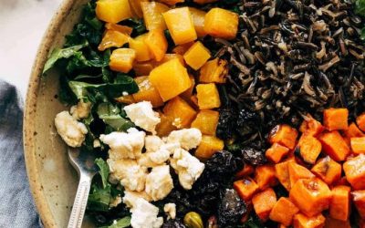 Winter Grain Bowl with Balsamic Dressing